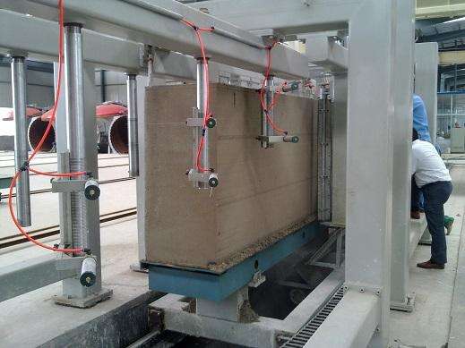 Aerated concrete block equipment